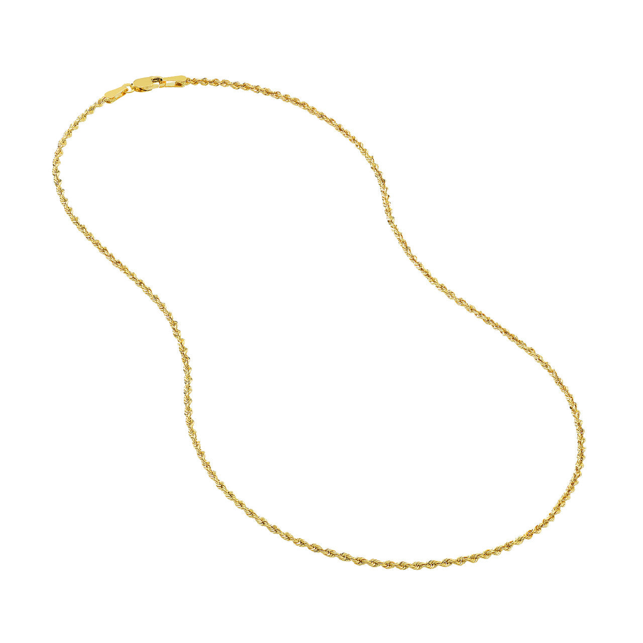 1.8mm Light Rope Chain with Lobster Lock