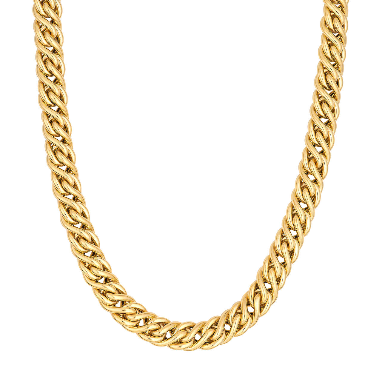 Polished Tight Byzantine Chain