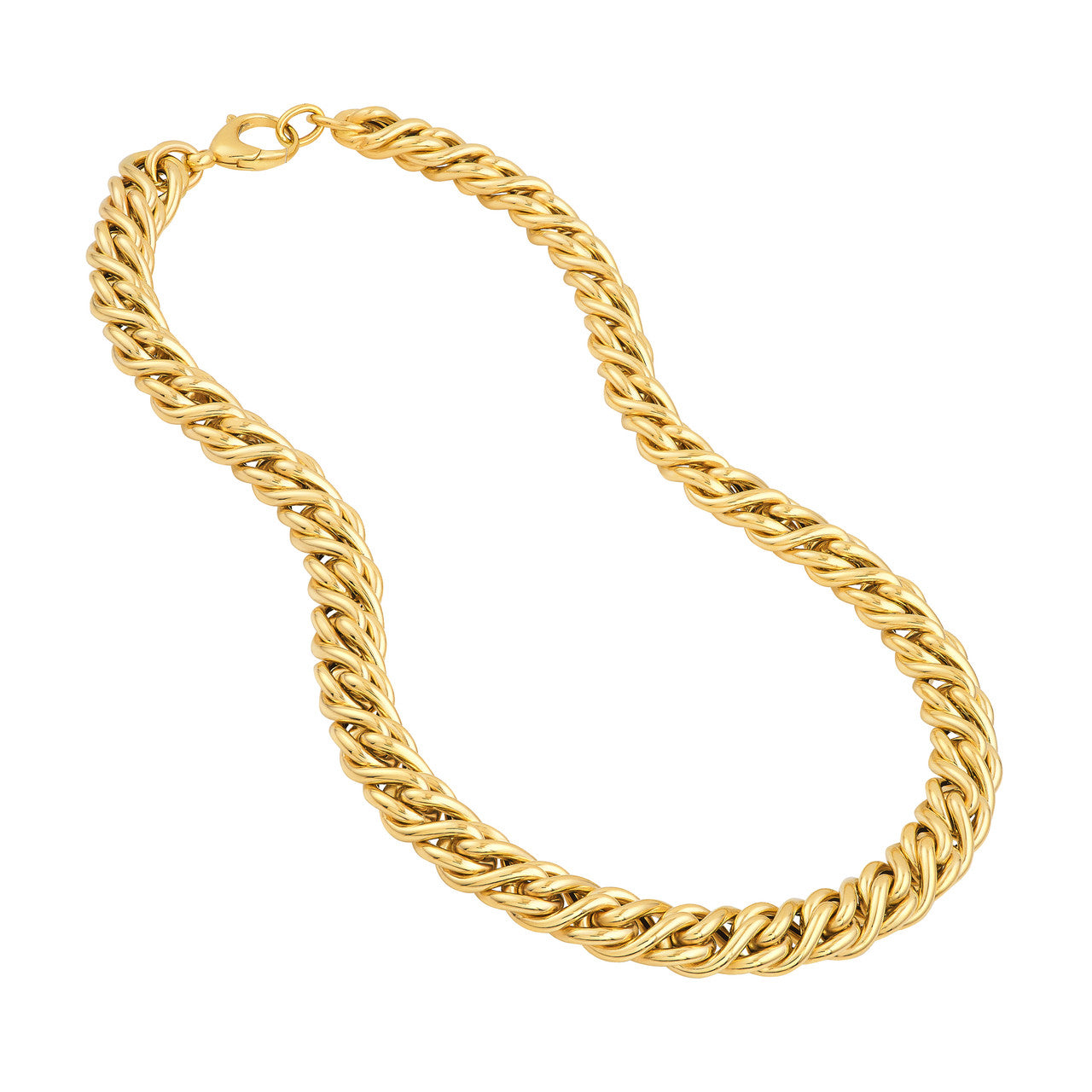 Polished Tight Byzantine Chain