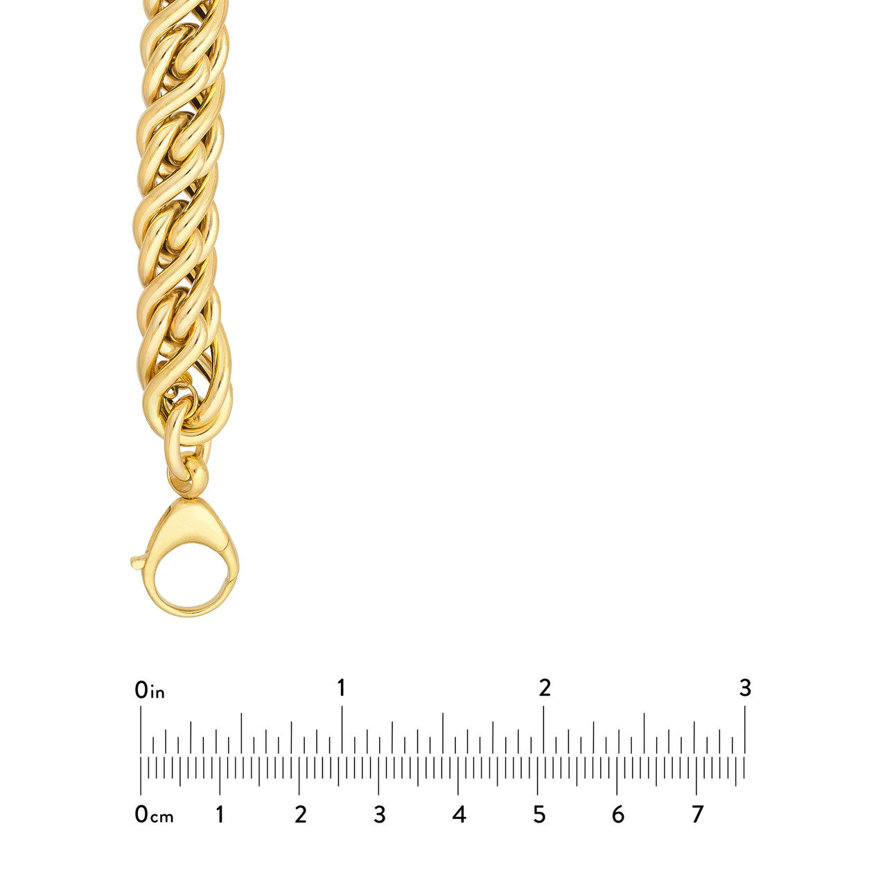 Polished Tight Byzantine Chain