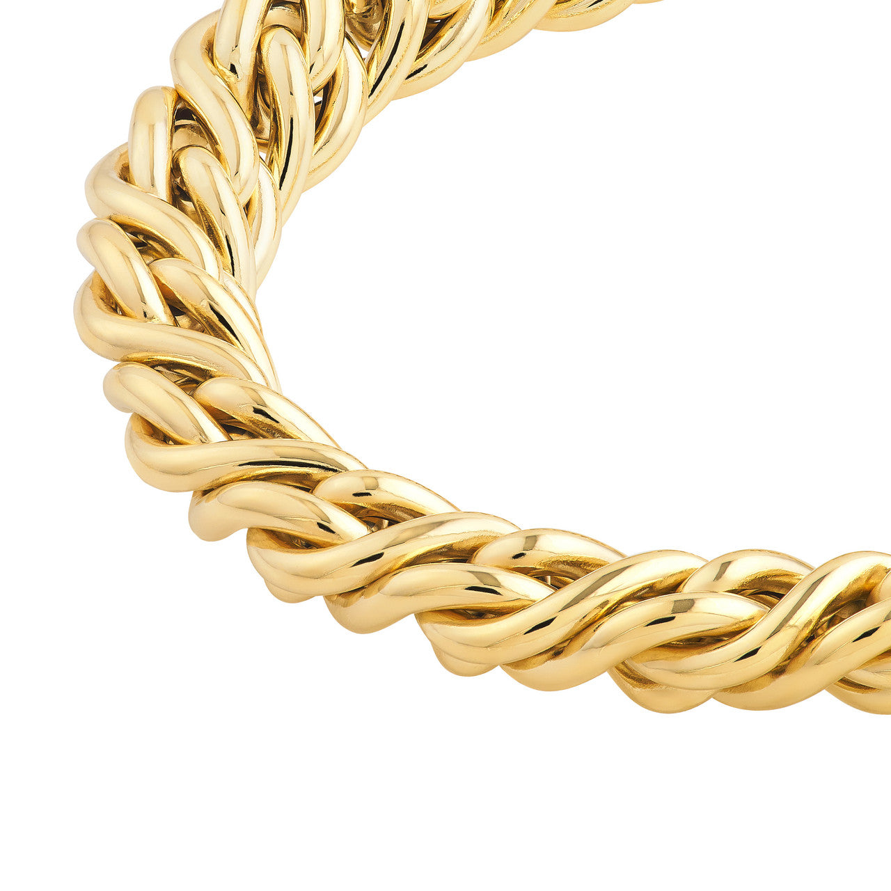 Polished Tight Byzantine Chain